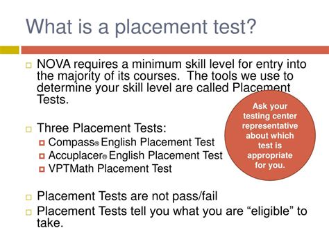 is the placement test hard|what is a placement test.